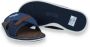 Wrangler Heren Badslipper Calvin Slider Men Low Dress Blues Blauw - Thumbnail 1