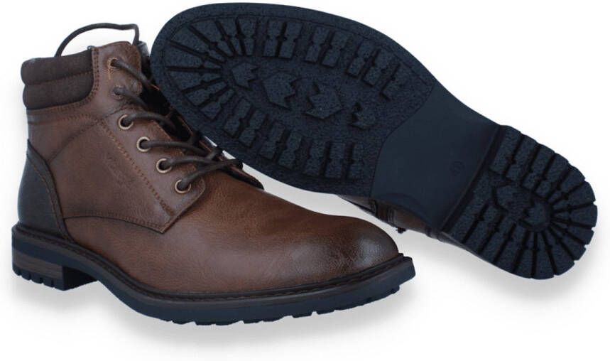 Wrangler Heren Bottine George Men High Tortoise Shell Cognac