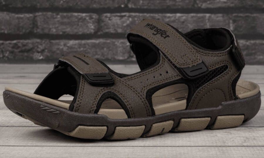 Wrangler Heren Sandaal Buster Sandal Men Low Coffee Bean BRUIN