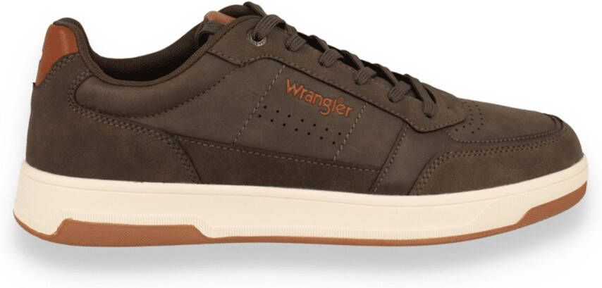 Wrangler Heren Sneaker Woody Men Low Dark Shadow TAUPE
