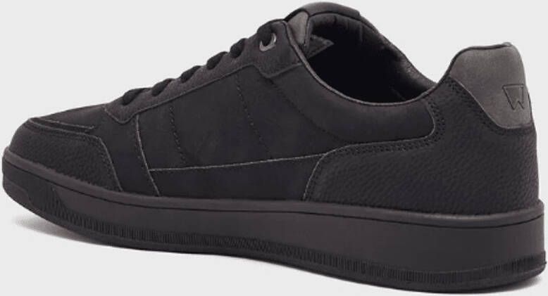 Wrangler Heren Sneaker Woody Men Low Triple Black Zwart