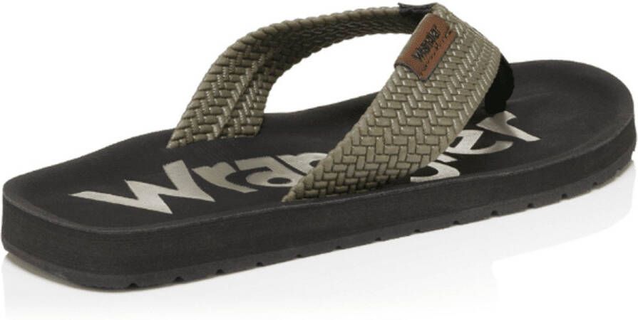 Wrangler Heren Zane Flipflop Men Low Olive Black KAKI