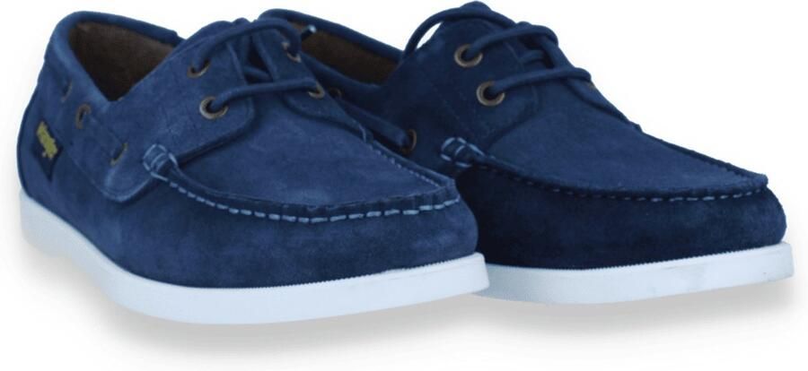 Wrangler Heren Bootschoen Baltic Suede Men Low Dark Denim Blauw