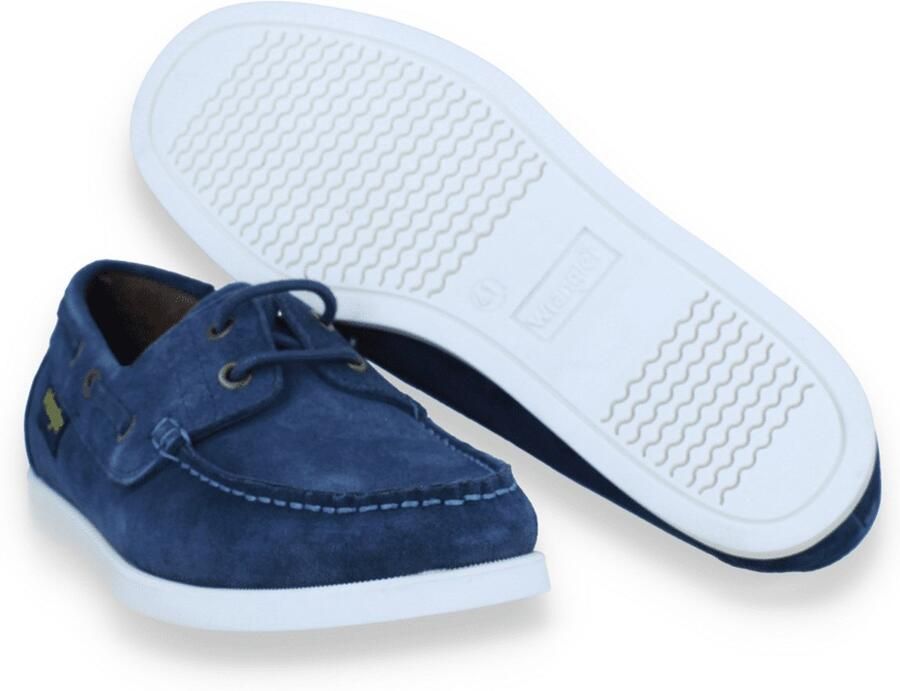 Wrangler Heren Bootschoen Baltic Suede Men Low Dark Denim Blauw