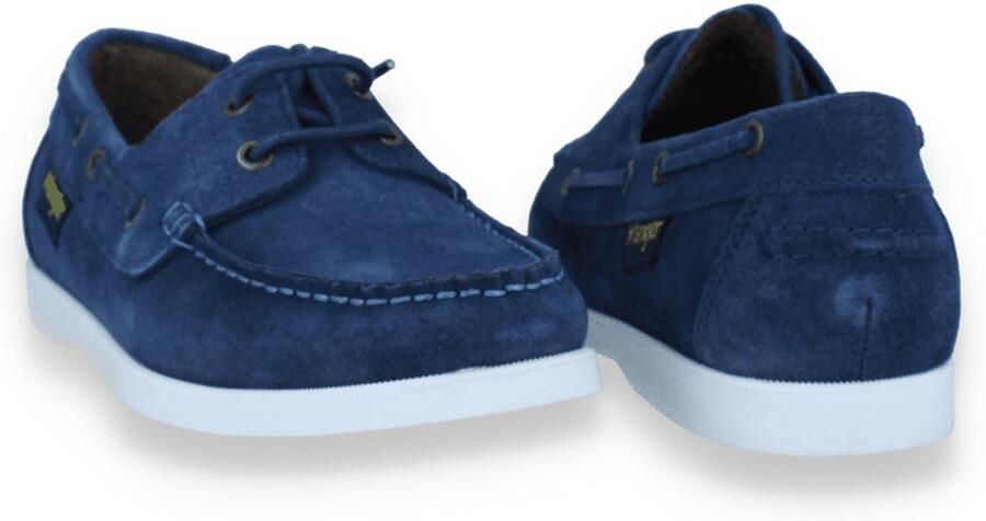 Wrangler Heren Bootschoen Baltic Suede Men Low Dark Denim Blauw