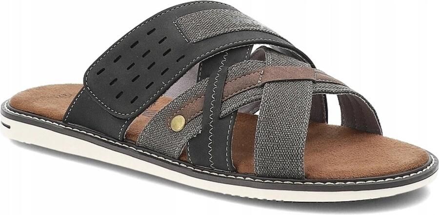 Wrangler Heren Slippers Zwart Stijlvol en Comfortabel