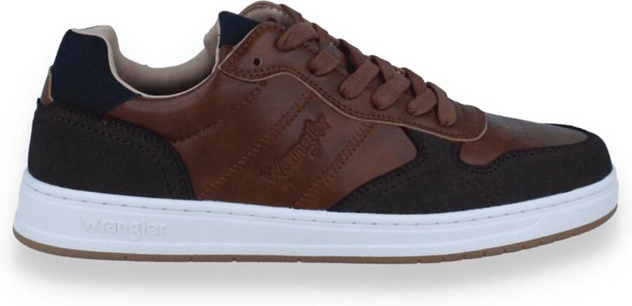 Wrangler Heren Sneaker Rusty Men Low Tortoise Shell Multicolour