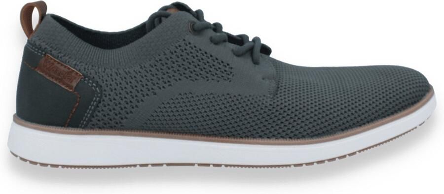 Wrangler Heren Sneaker Whesley Men Low Dark Olive Kaki