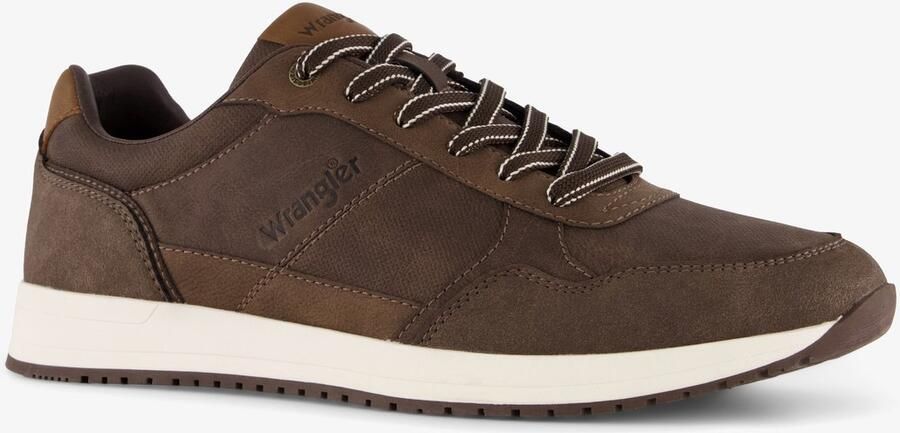 Wrangler heren sneakers bruin Uitneembare zool
