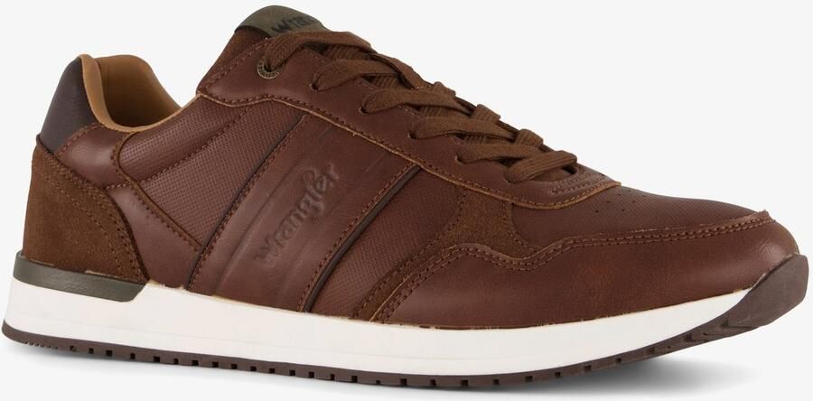 Wrangler heren sneakers bruin Uitneembare zool