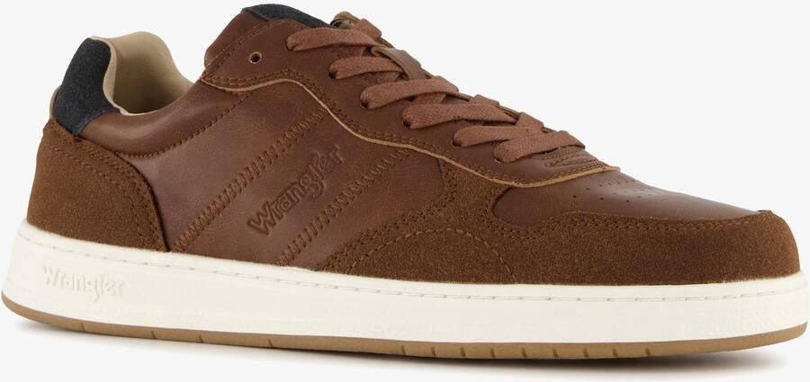 Wrangler heren sneakers cognac Extra comfort Memory Foam