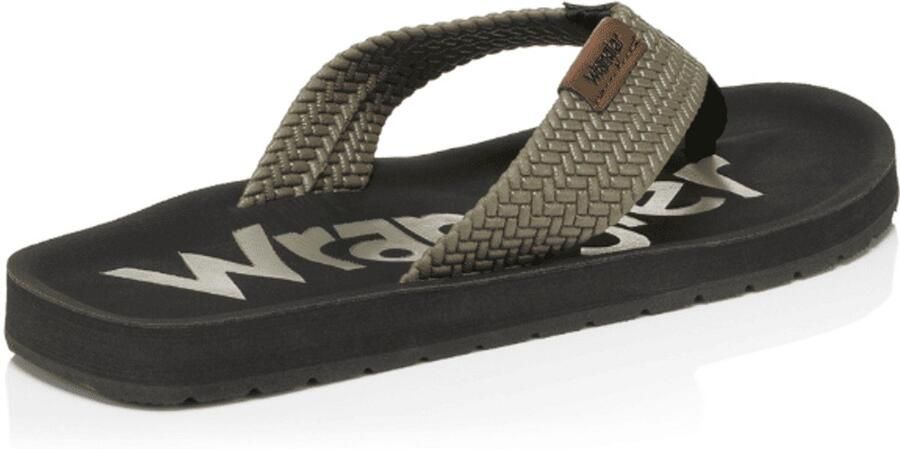 Wrangler Heren Zane Flipflop Men Low Olive Black KAKI - Foto 2
