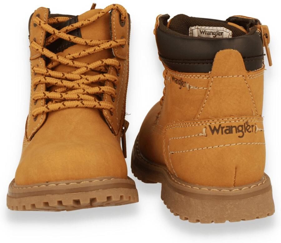 Wrangler Jongens Bottine Cassidy High Jr Chipmunk Okergeel