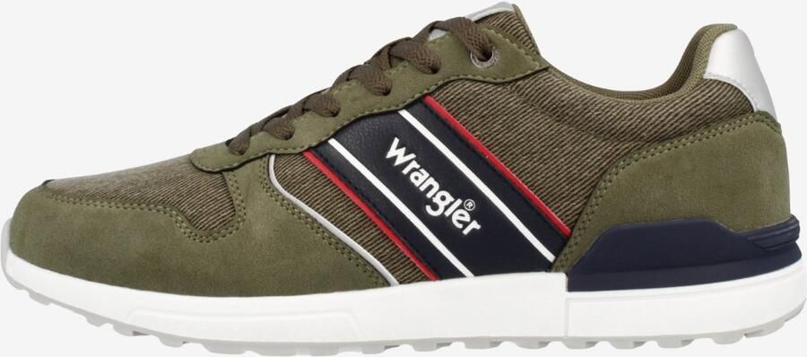 Wrangler Heren Sneaker Wylie Men Low Tea Kaki - Foto 2