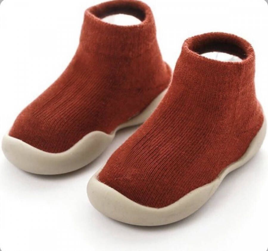 Merkloos Sans marque Baby Schoentjes Pasgeboren Babyschoenen Eerste Baby Schoen 0-12 maanden Zachte Zool Anti-Slip Baby slofjes 12cm