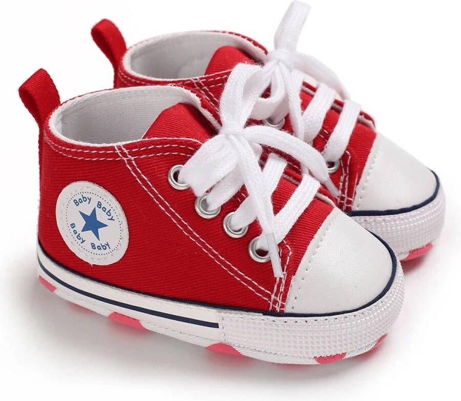 WUNO Baby Schoenen Pasgeboren Babyschoenen Meisjes Jongens Eerste Baby Schoentjes 0-6 maanden Baby slofjes 11cm