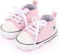 WUNO Baby Schoenen Pasgeboren Babyschoenen Eerste Baby Schoentjes Baby slofjes - Roze
