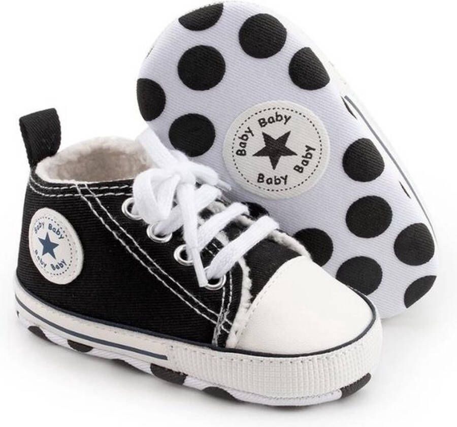 Merkloos Sans marque Baby Schoentjes Pasgeboren Babyschoenen Eerste Baby Schoen 0-12 maanden Zachte Zool Antislip Baby slofjes 12cm - Foto 6