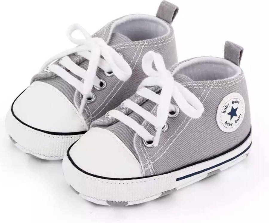 Merkloos Sans marque Baby Schoentjes Pasgeboren Babyschoenen Eerste Baby Schoen 0-12 maanden Zachte Zool Antislip Baby slofjes 12cm - Foto 12