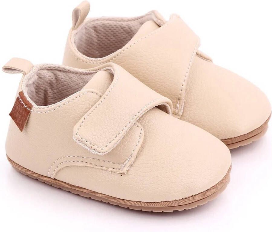 WUNO Baby Schoenen Pasgeboren Babyschoenen met strik Eerste Baby Schoentjes 6-12 maanden Zachte Zool Antislip Baby slofjes 12cm Multi