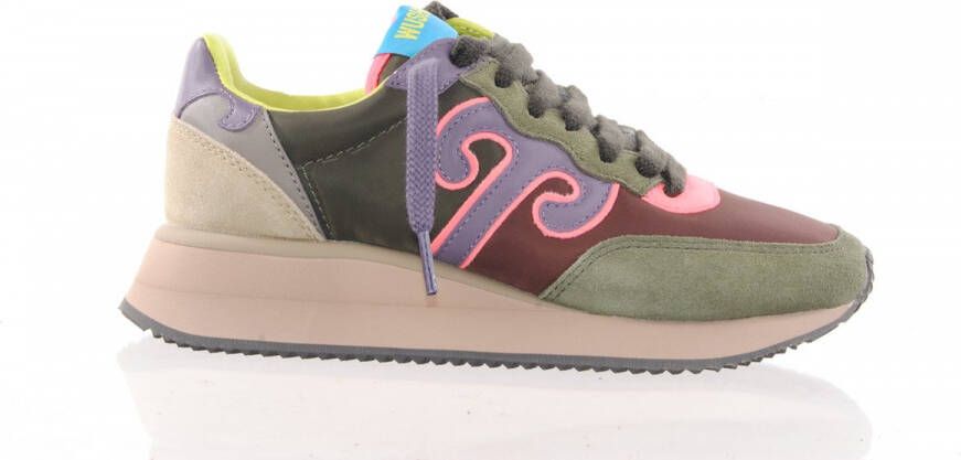 Wushu Ruyi Groene Sneakers Lichtgewicht Comfortabele Stijl Multicolor Dames