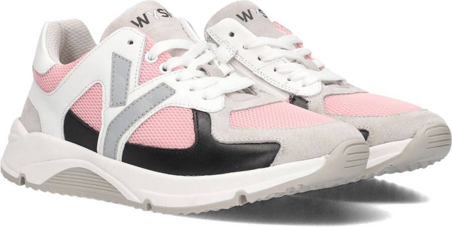 Wysh Anya Lage sneakers Leren Sneaker Meisjes Wit