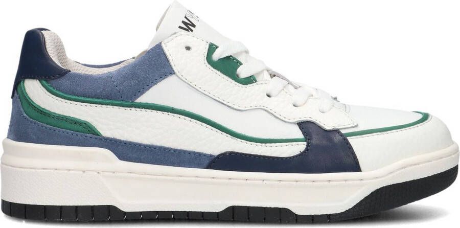 Wysh Aubrey Sneakers Leren Sneaker Jongens Wit