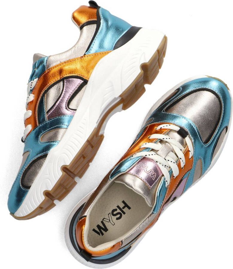Wysh Bella Lage sneakers Leren Sneaker Meisjes Multi