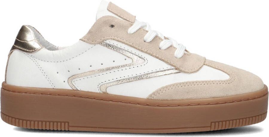 Wysh Dasha Sneakers Meisjes Leren Sneaker Beige