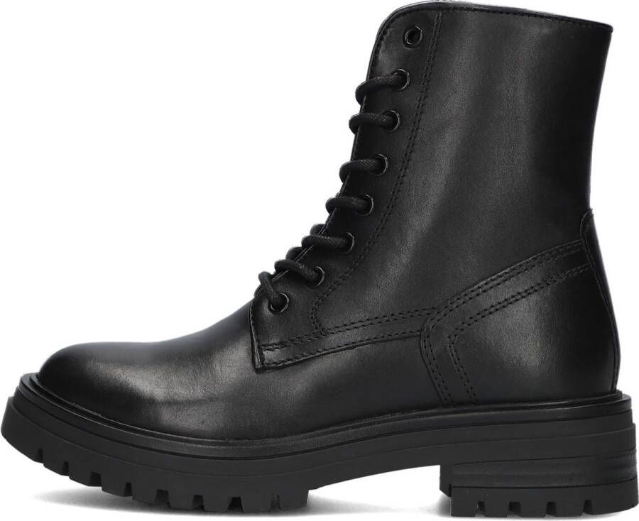 Wysh Emma Veterboots Laarzen Met Veters Meisjes Zwart