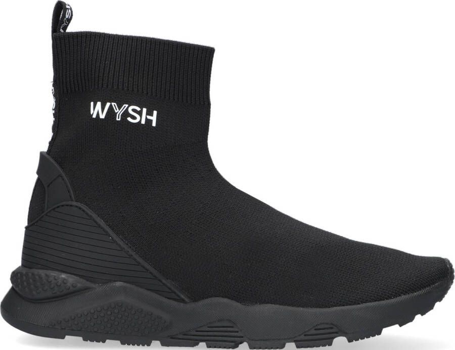 Wysh Jaime Hoge sneakers Jongens Zwart