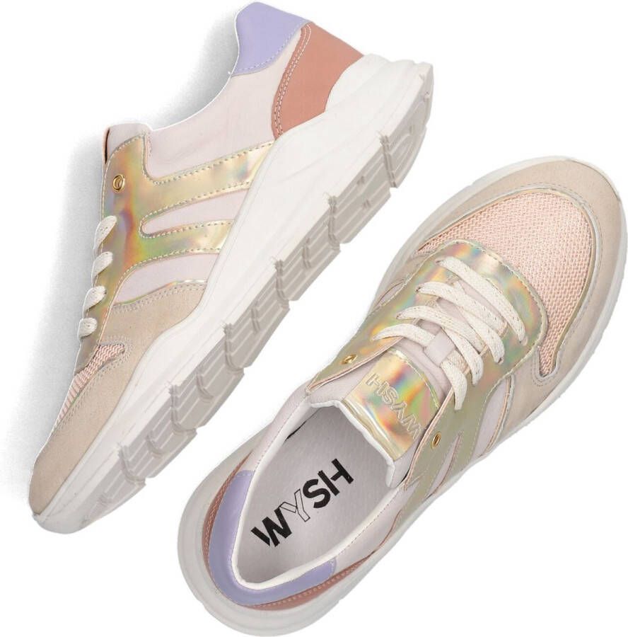 Wysh Jessie Lage sneakers Leren Sneaker Meisjes Roze
