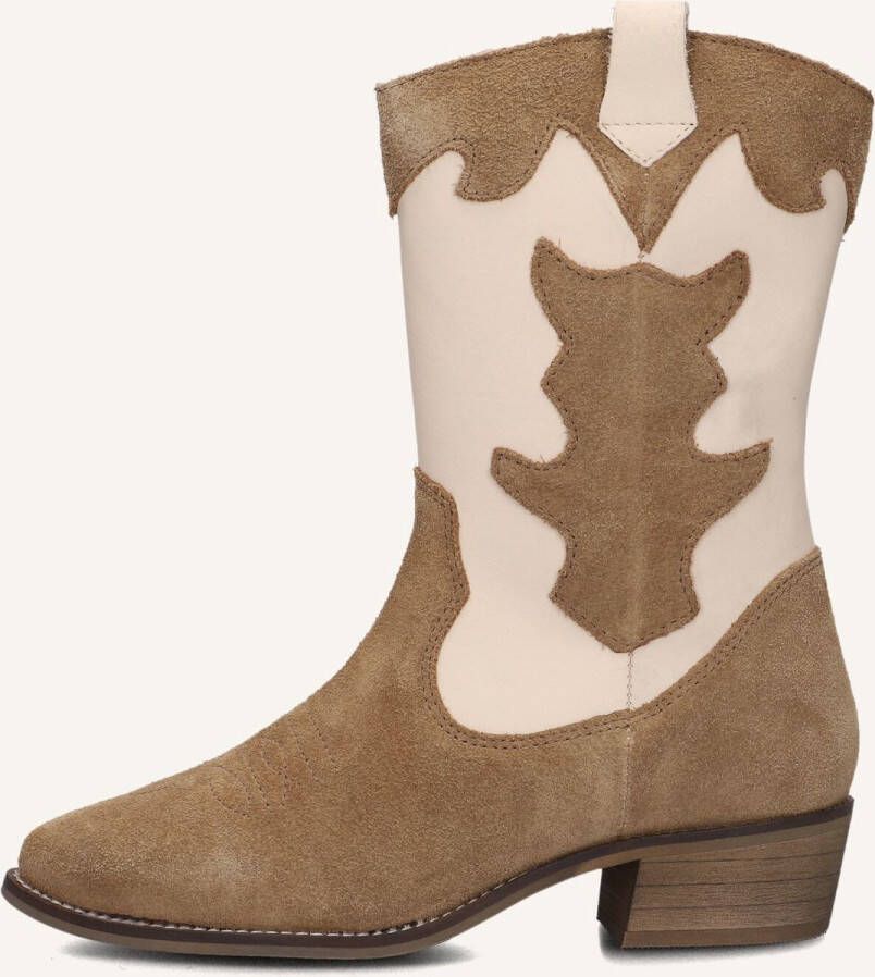 Wysh Winnie Cowboylaarzen Western Laarzen Meisjes Beige - Foto 2