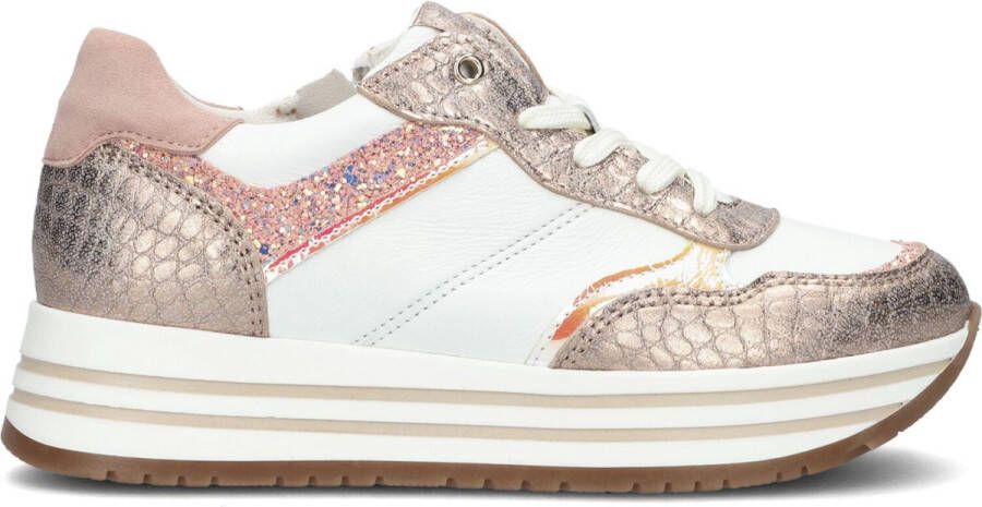 Wysh Wendy B Lage sneakers Leren Sneaker Meisjes Kids Roze - Foto 2