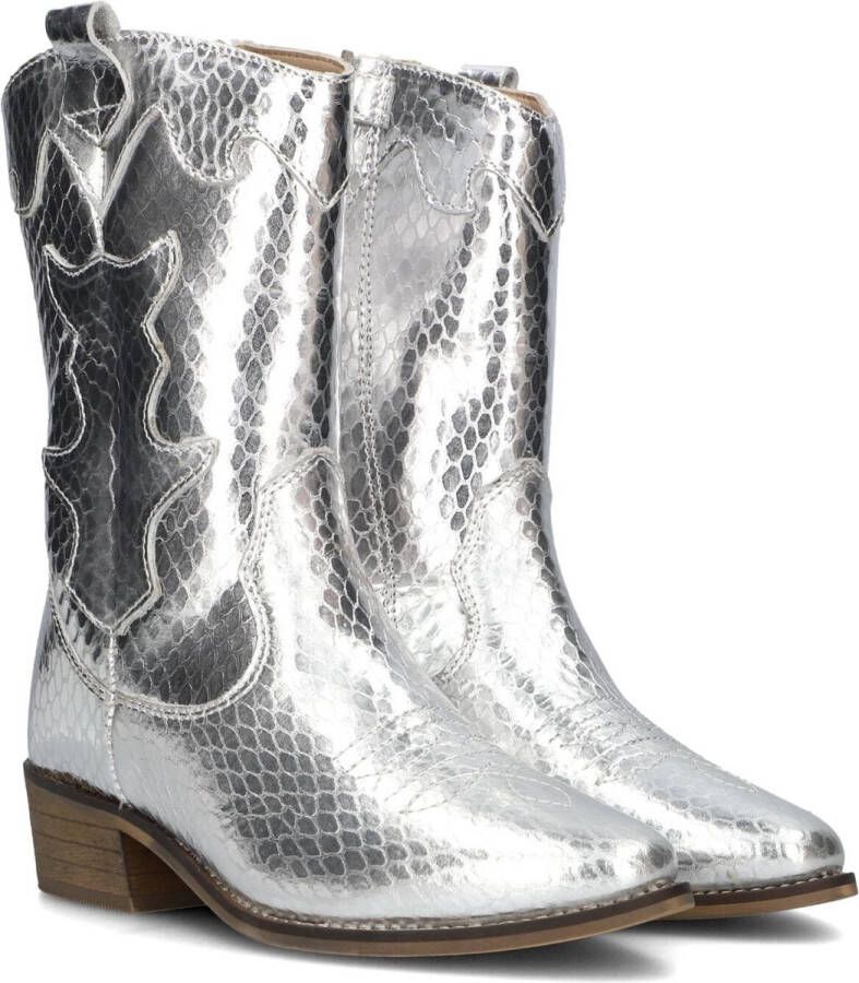 Wysh Winnie Cowboylaarzen Western Laarzen Meisjes Zilver - Foto 2