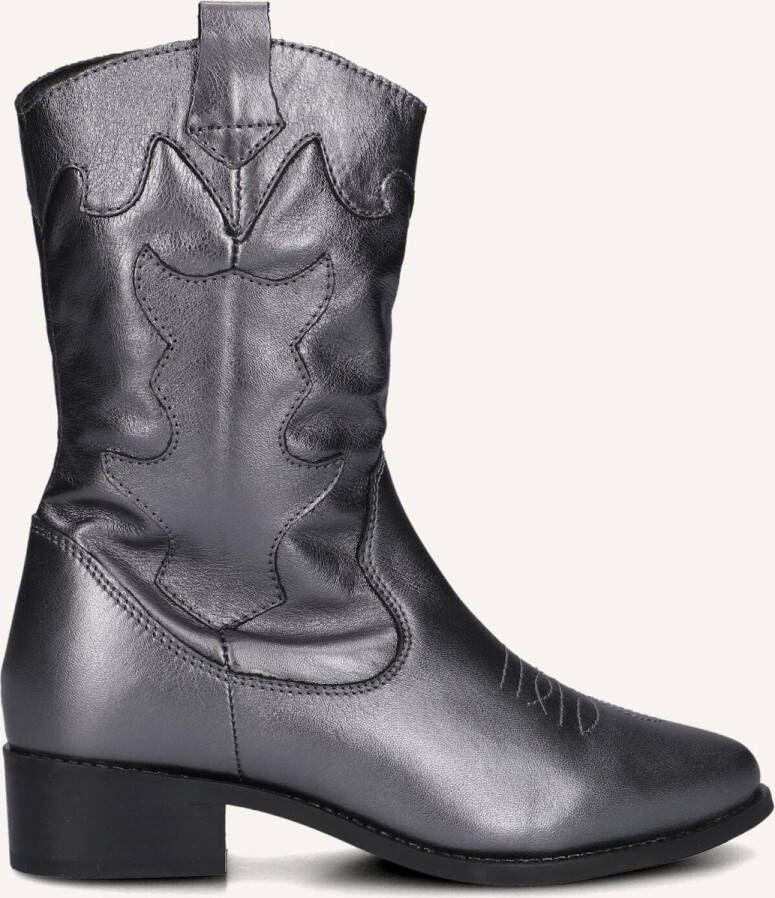 Wysh Winnie Laarzen Leatherlook Meisjes Zilver - Foto 3