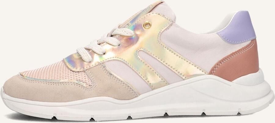 Wysh Jessie Lage sneakers Leren Sneaker Meisjes Kids Roze - Foto 3