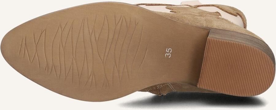 Wysh Winnie Cowboylaarzen Western Laarzen Meisjes Beige - Foto 3