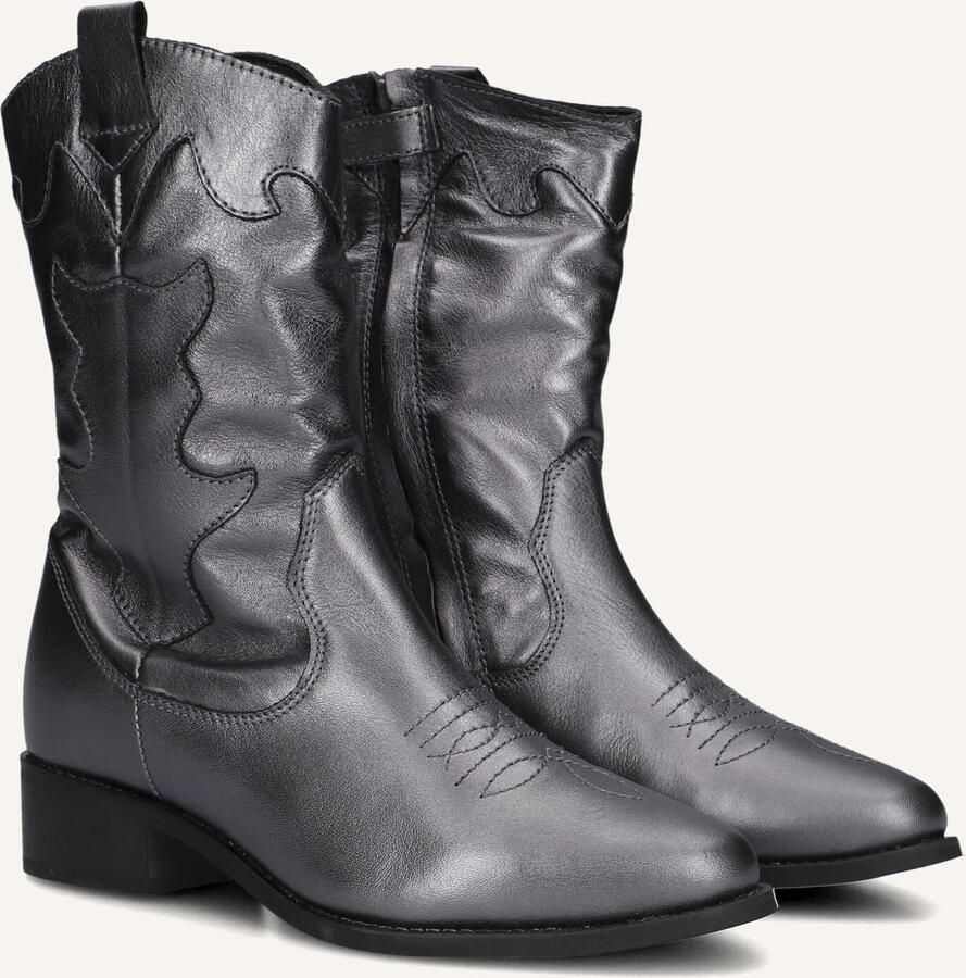 Wysh Winnie Laarzen Leatherlook Meisjes Zilver