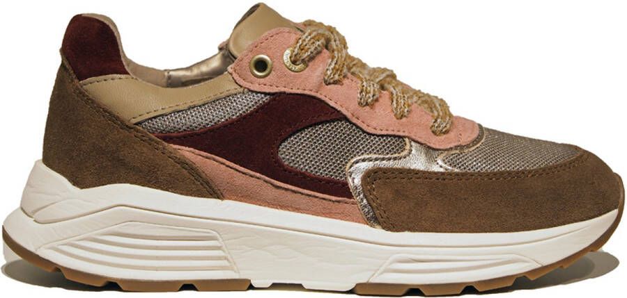 Xsensible Stretchwalker Sneaker Ponte Vecchio 33002.5.304 G Camel Roze Combi