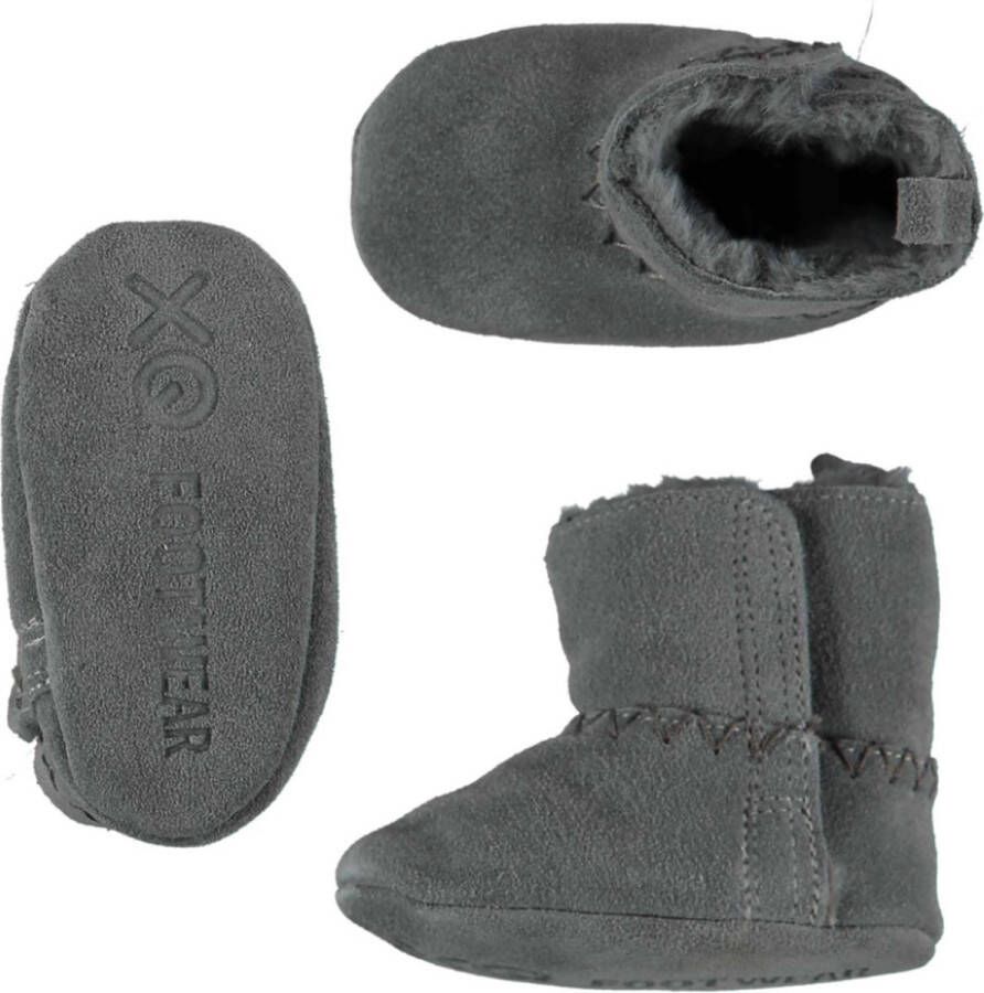 XQ Footwear Baby schoentjes grijs 6 12 maanden - Foto 1