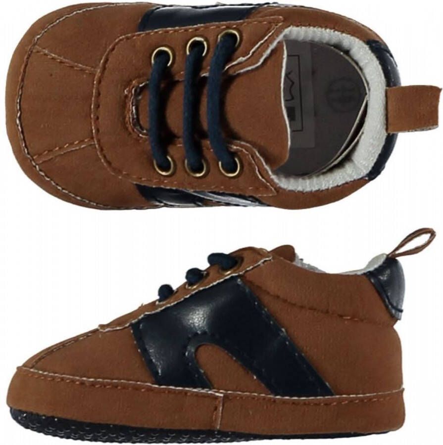 XQ Footwear Babyschoenen Jongens Kunstleer Cognac - Schoenen.nl
