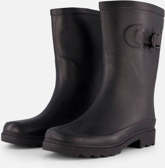 XQ Footwear Regenlaars Riem Rubber Zwart Laarzen