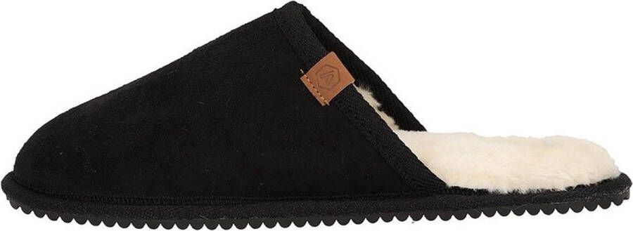 XQ Footwear Klassieke Pantoffels Sloffen Instappers Dames Zwart