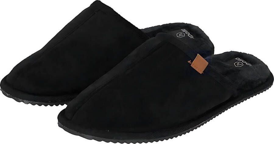 XQ Footwear Klassieke Pantoffels Sloffen Instappers Heren Zwart
