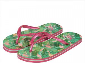 XQ Footwear Meisjes Slippers Teenslippers Flamingo Zomer