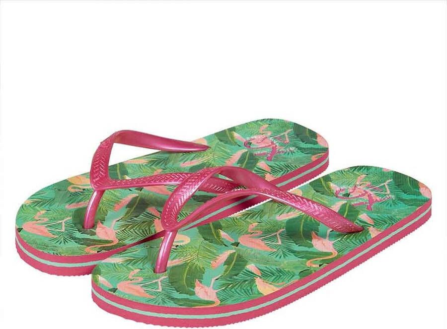 XQ Footwear Meisjes Slippers Teenslippers Flamingo Zomer - Foto 1