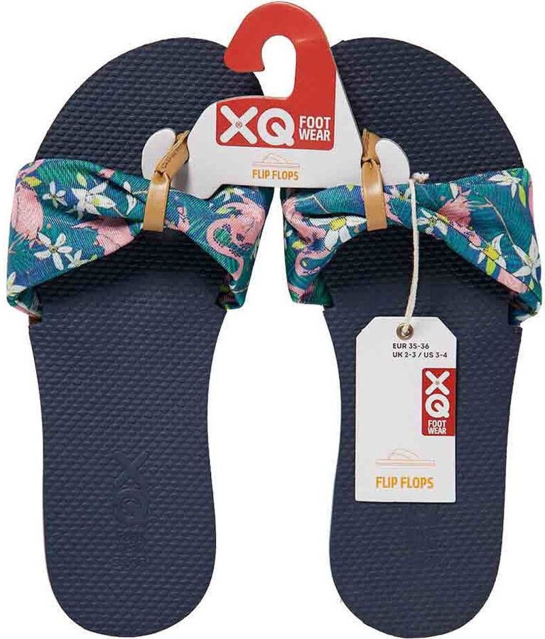 XQ Footwear Meisjes Slippers Teenslippers Tropical Mintgroen Zomer - Foto 1