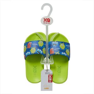 XQ Footwear Slippers Monsters Groen Blauw