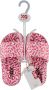 XQ Footwear Slippers Panterprint Roze - Thumbnail 1